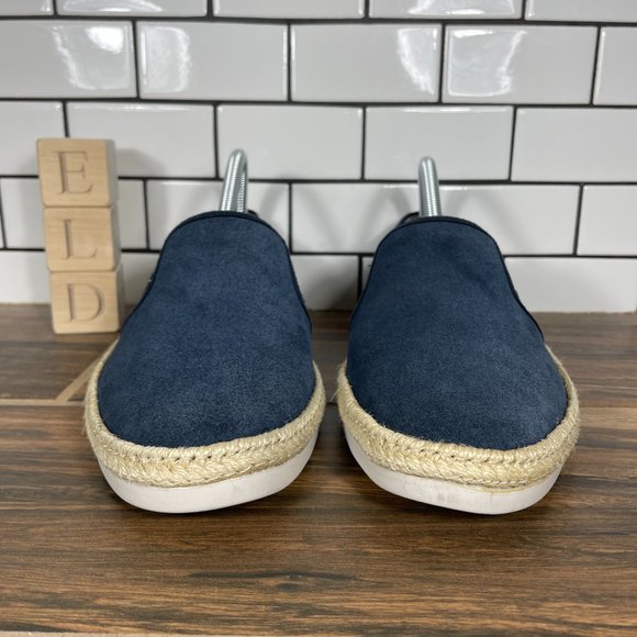 Clarks Somerset Mens Size 7 Shoes Blue Suede Ortholite Espadrille Comfort Loafer main image 10